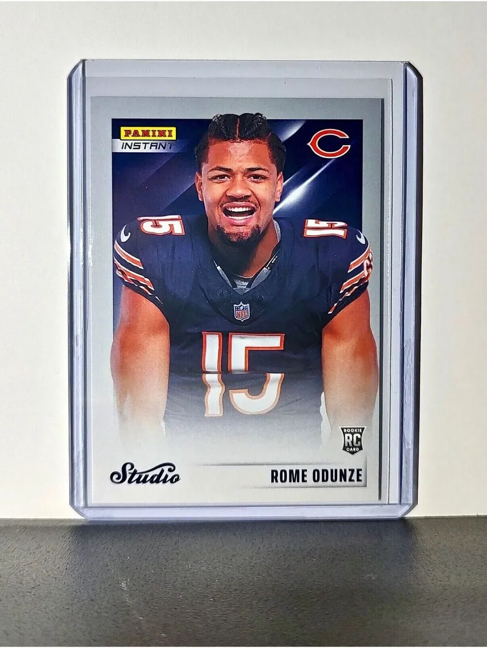 Rome Odunze 2024 Panini NFL Studio Rookies #27 Card Chicago Bears 1/1672